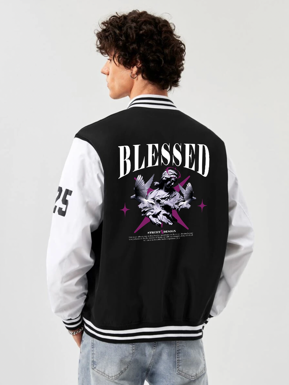 Alfaq Blessed Varsity Jacket